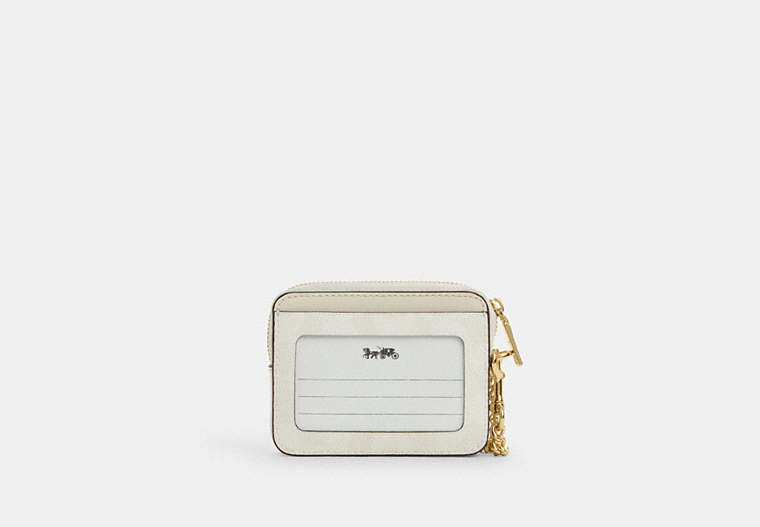 Zip Card Case In Signature Canvas