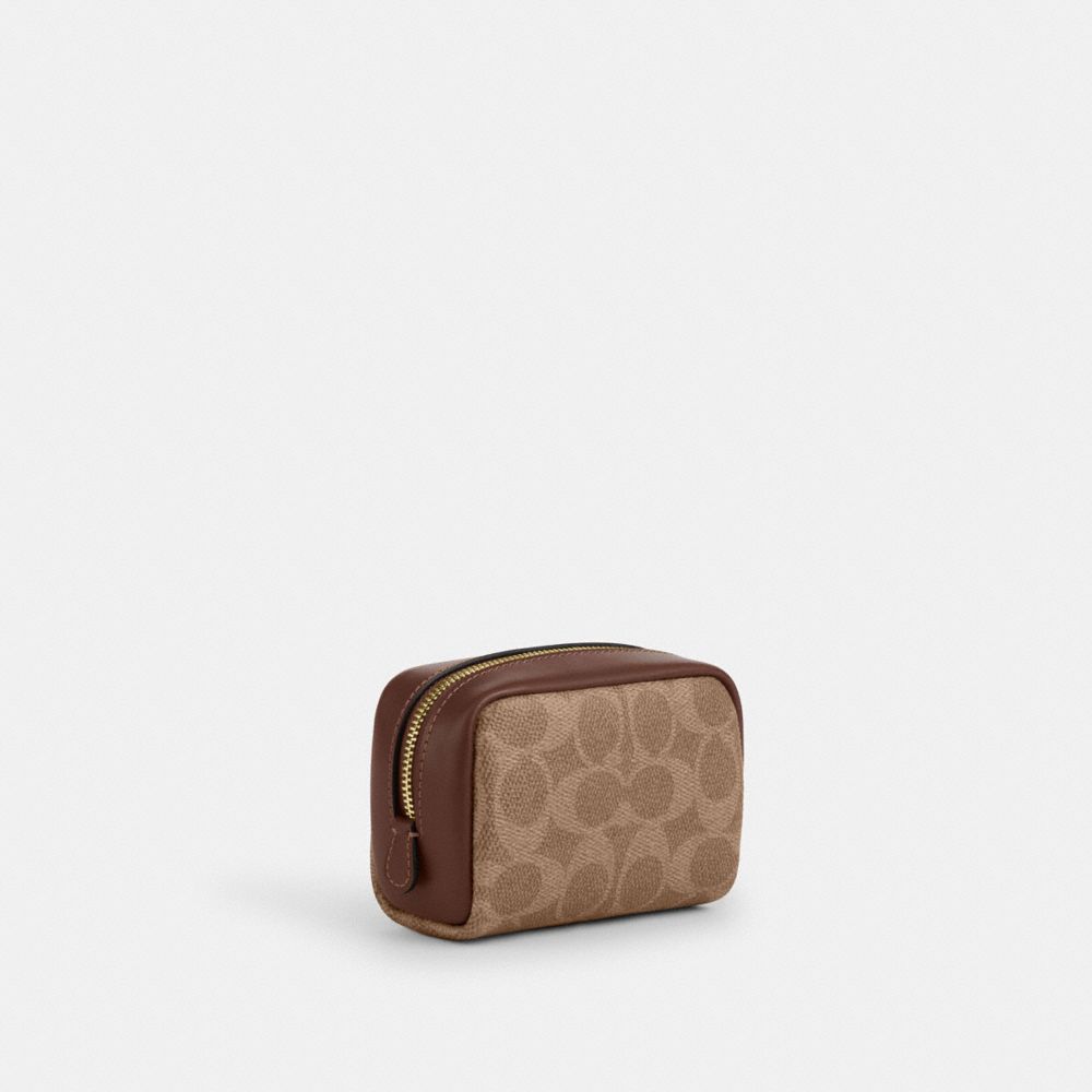 Pouch Wristlet In Signature Canvas