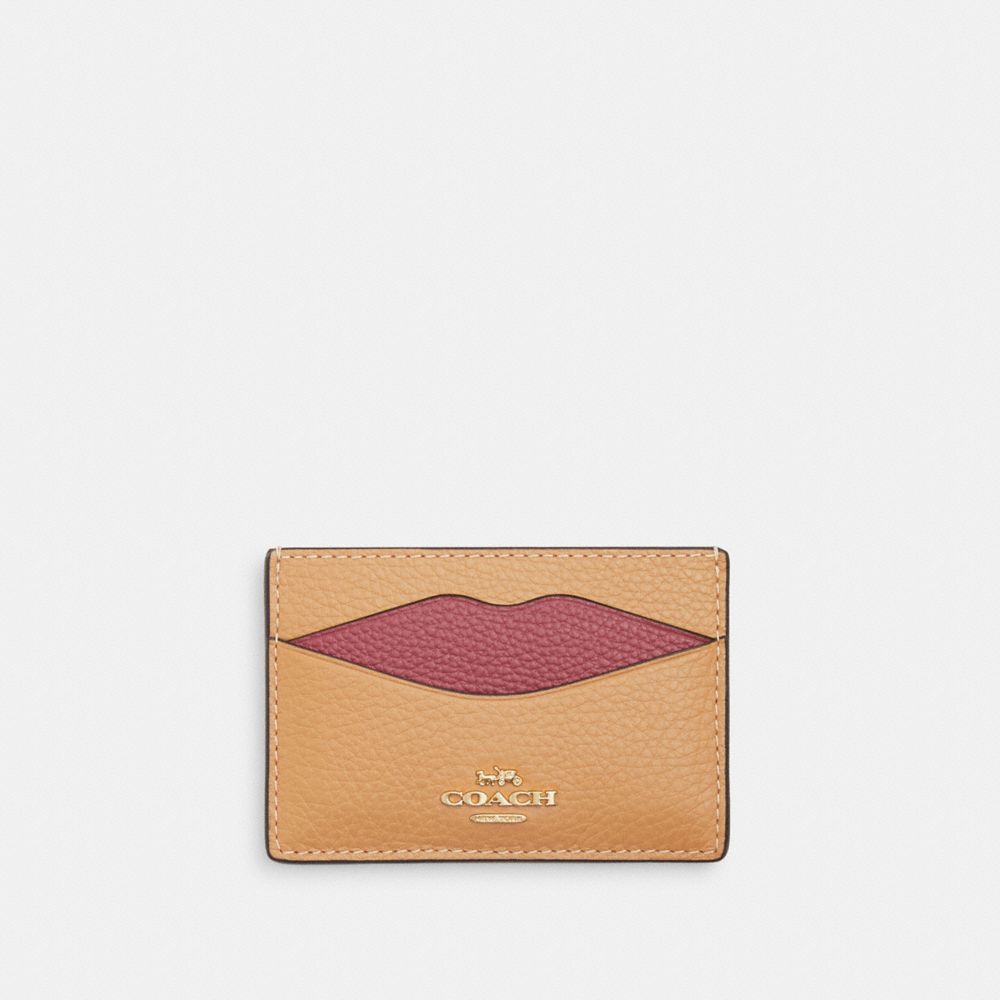 Slim Id Card Case In Loved Leather