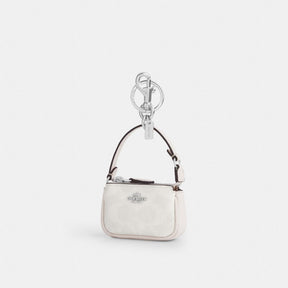 Mini Nolita Bag Charm In Signature Canvas