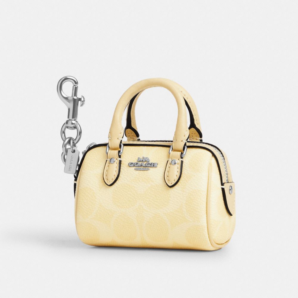 Trigger Snap Bag Charm In Signature Canvas