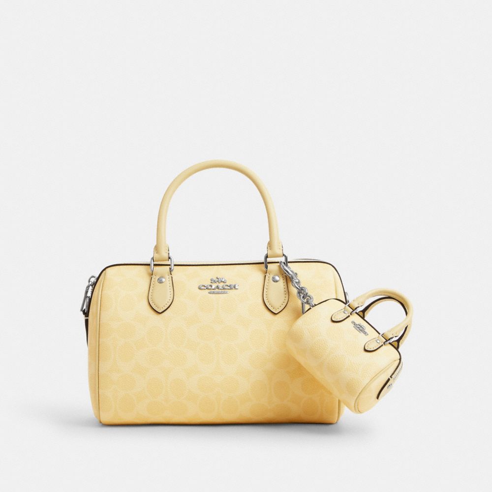 Trigger Snap Bag Charm In Signature Canvas