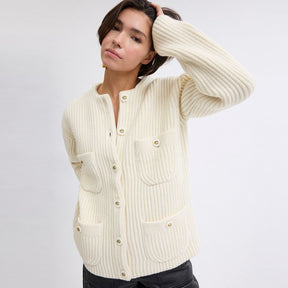 Oversized Pocket Cardigan