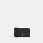 Double Zip Wallet In Signature Canvas