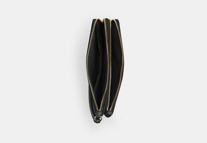 Double Zip Wallet In Signature Canvas