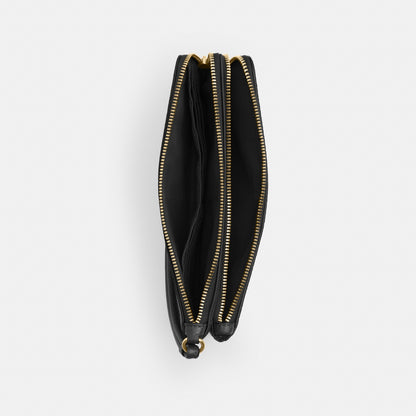 Double Zip Wallet In Signature Canvas
