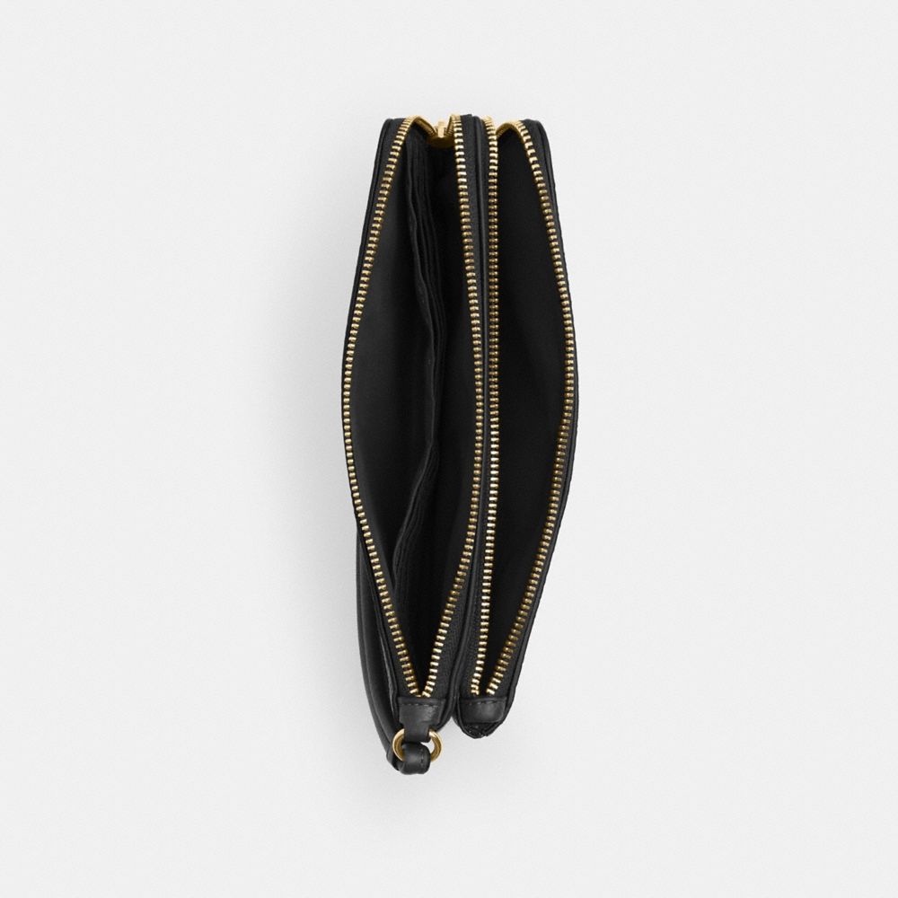 Double Zip Wallet In Signature Canvas