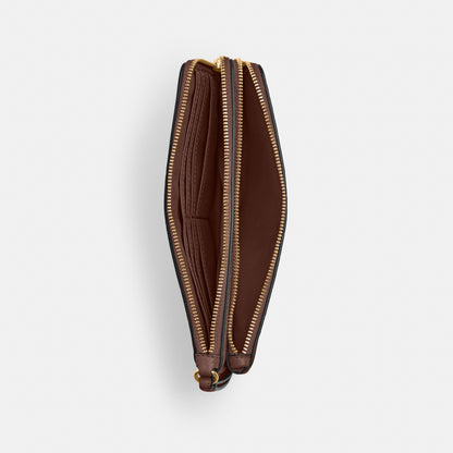 Double Zip Wallet In Signature Canvas