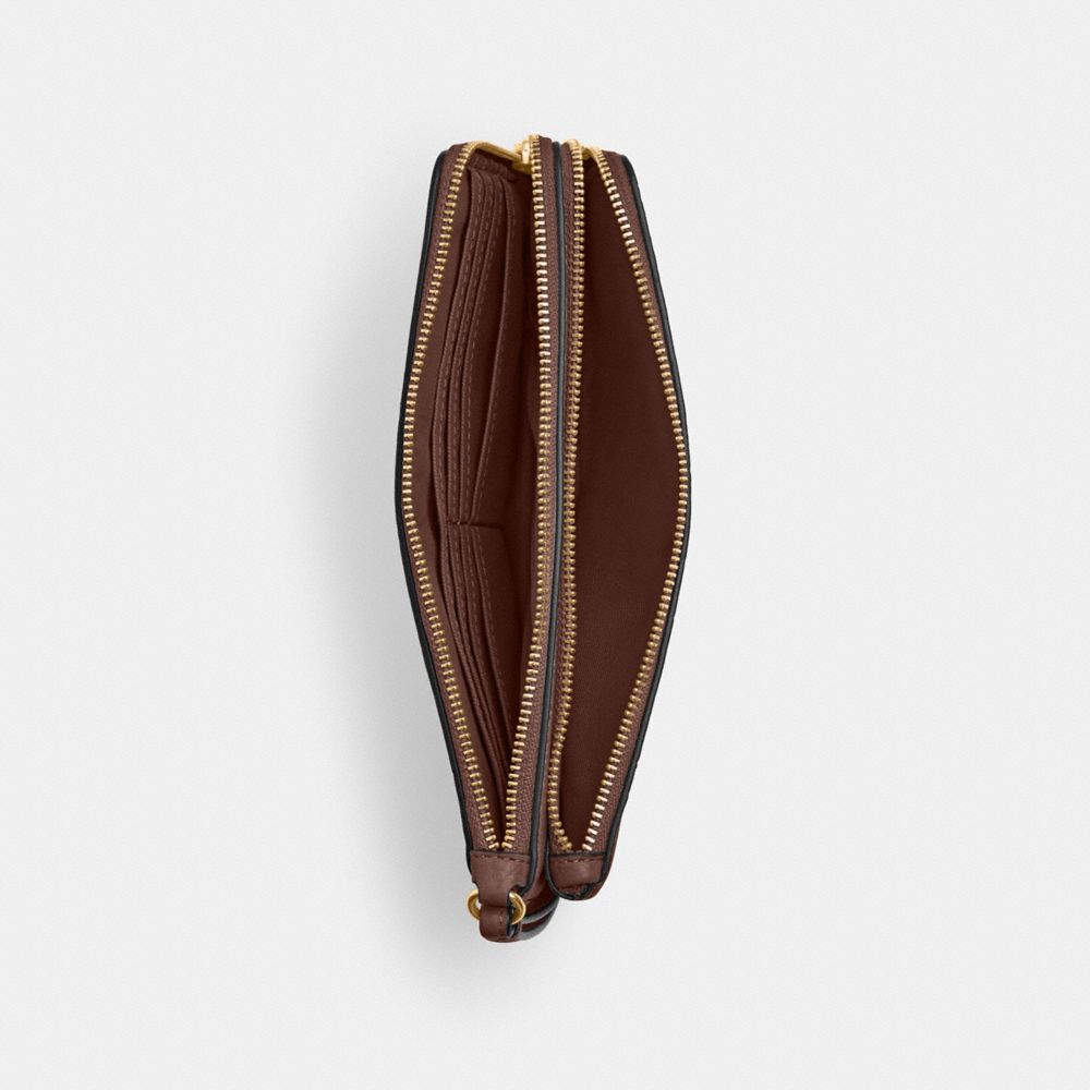 Double Zip Wallet In Signature Canvas