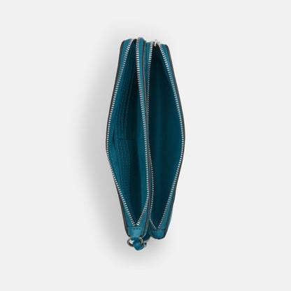 Double Zip Wallet In Signature Canvas