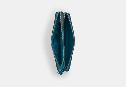 Double Zip Wallet In Signature Canvas