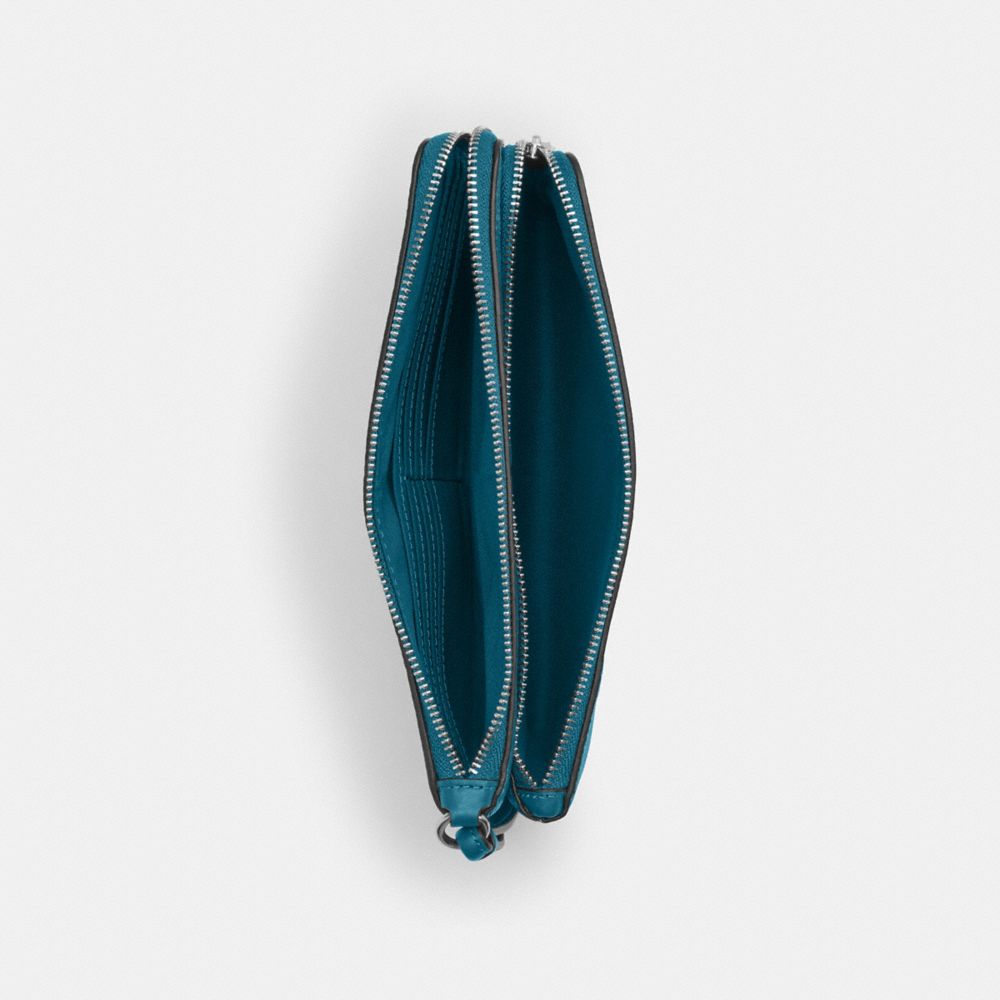 Double Zip Wallet In Signature Canvas