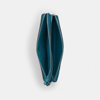 Double Zip Wallet In Signature Canvas