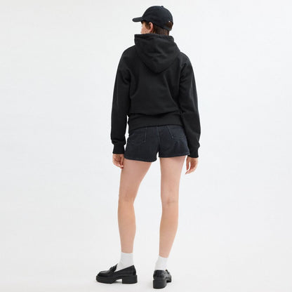 Halloween Black Cat Moon Signature Square Hoodie