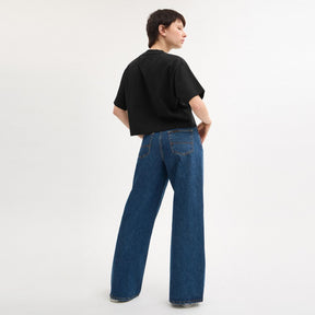 New Year Coach Snake Script Cropped T Shirt In Organic Cotton