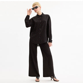 Apple Dot Button Down Shirt