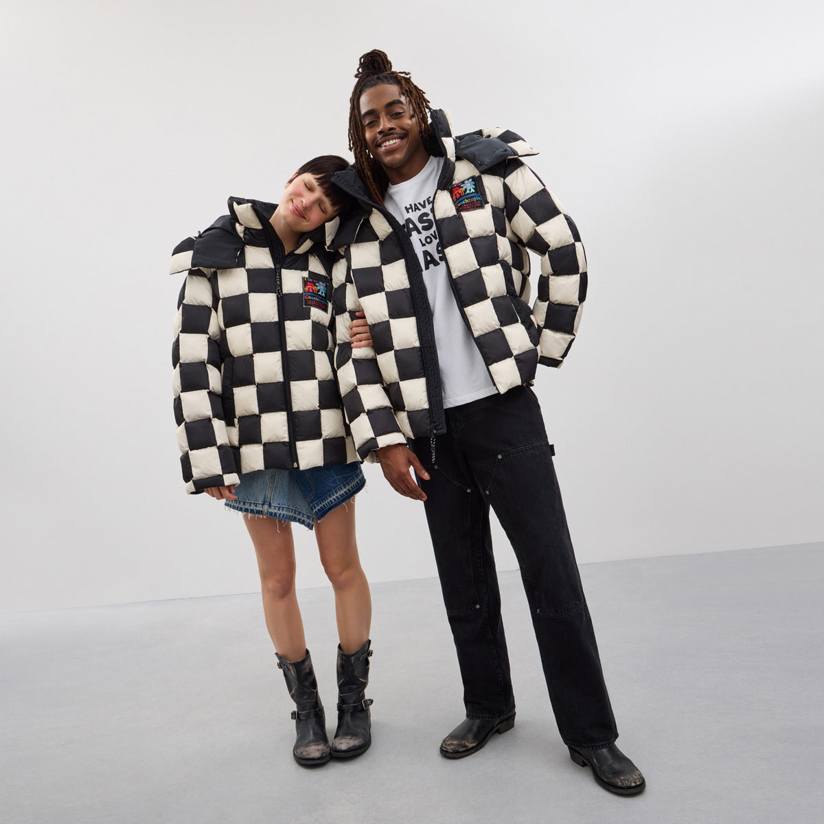 Coachtopia Loop Puffer Jacket With Checkerboard Quilting