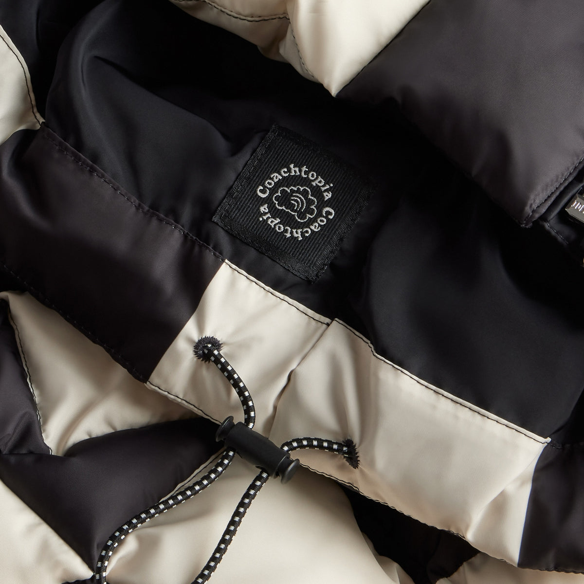 Coachtopia Loop Puffer Jacket With Checkerboard Quilting