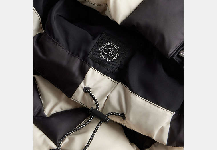 Coachtopia Loop Puffer Jacket With Checkerboard Quilting