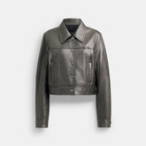 Metallic Heritage Signature Shrunken Jacket