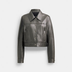 Metallic Heritage Signature Shrunken Jacket