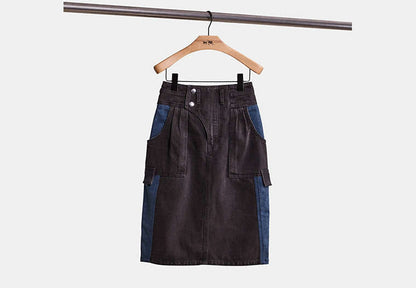 Restored Denim Skirt