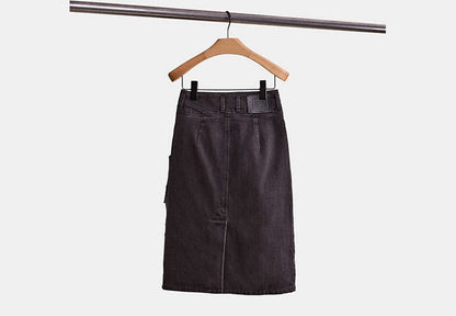 Restored Denim Skirt