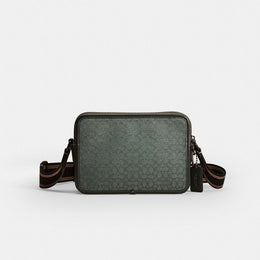 Restored Charter Crossbody 24 In Micro Signature Jacquard