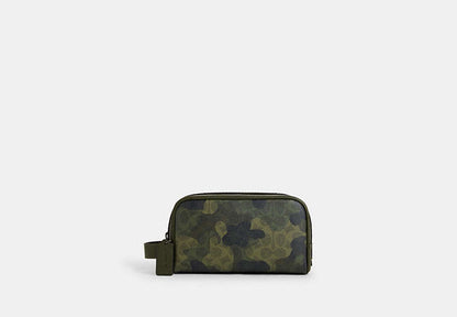 Small Travel Kit In Signature Camo Print