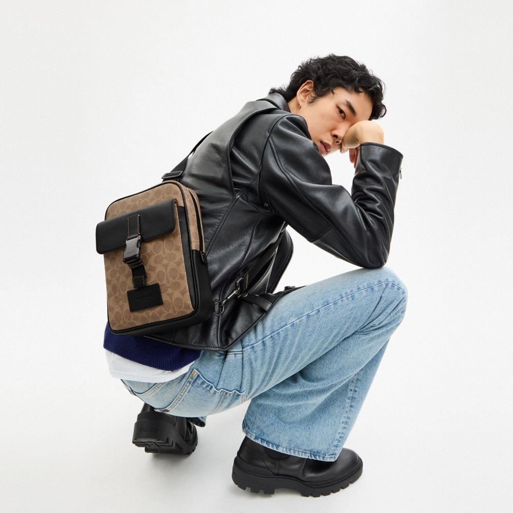 Track Pack In Signature Canvas