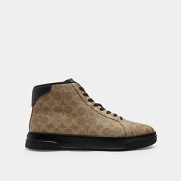High Line High Top Sneaker In Signature Canvas