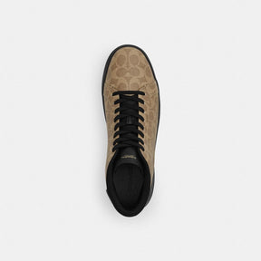 High Line High Top Sneaker In Signature Canvas