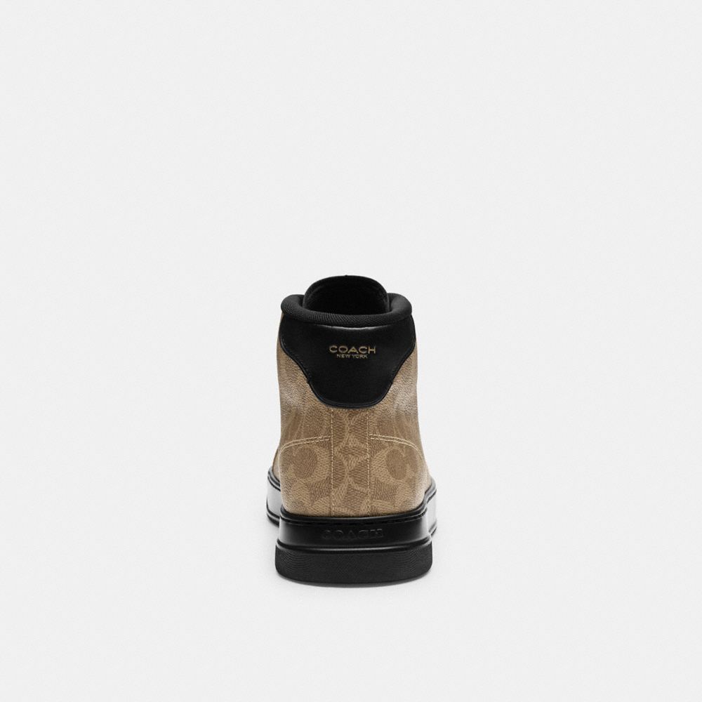 High Line High Top Sneaker In Signature Canvas