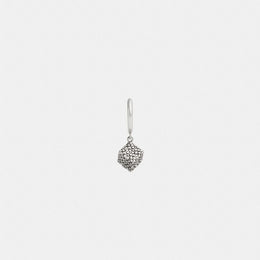 Quilted Cube Huggie Earring
