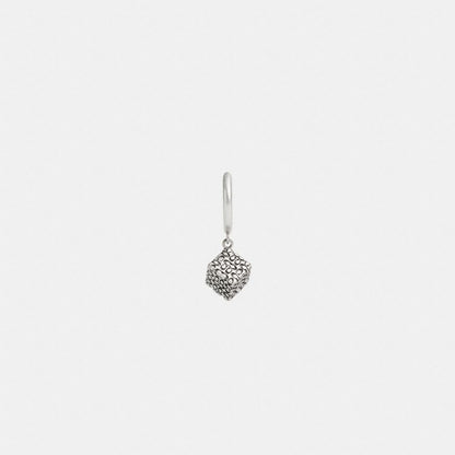 Quilted Cube Huggie Earring