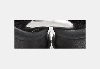 Heart Charm Leather Choker