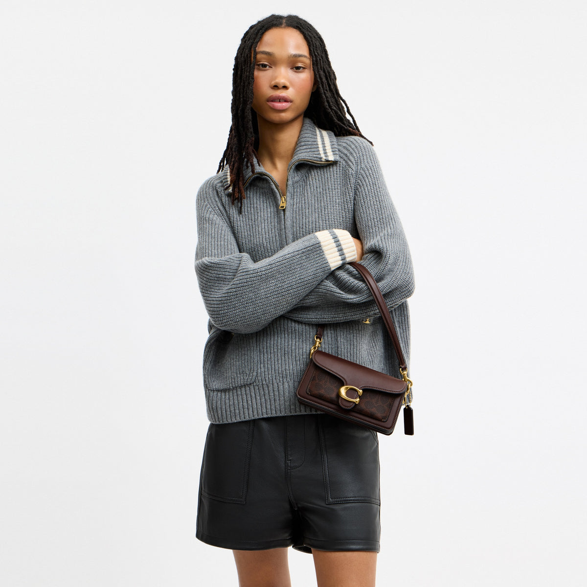 Tabby Shoulder Bag 20 In Signature Canvas