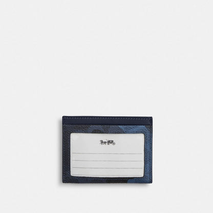 Slim Id Card Case In Loved Leather