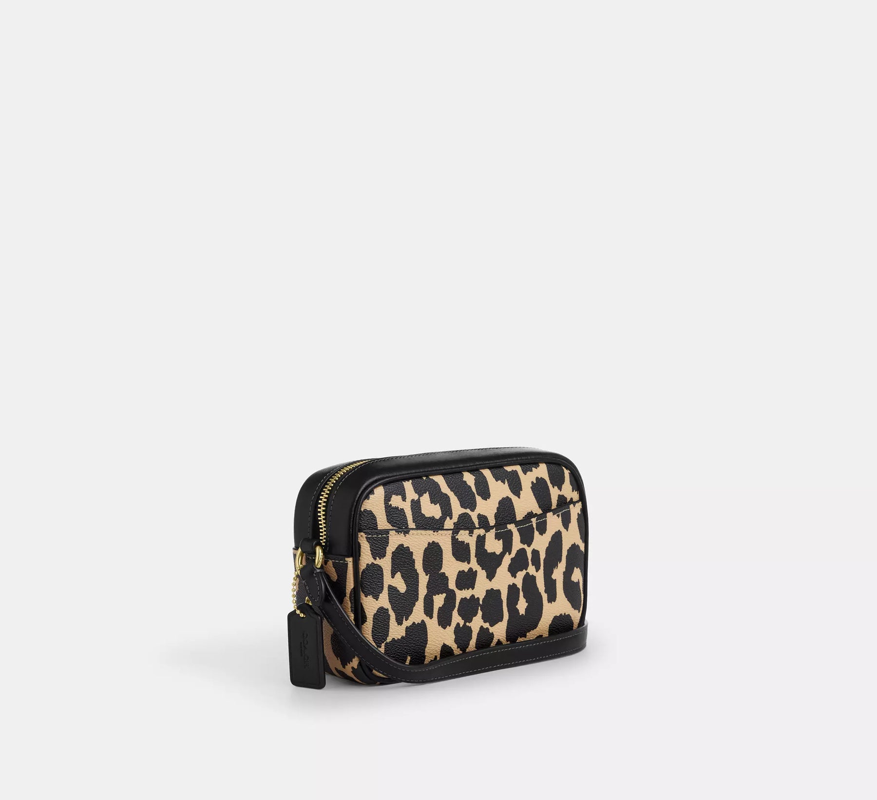 Mini Jamie Camera Bag With Leopard Print