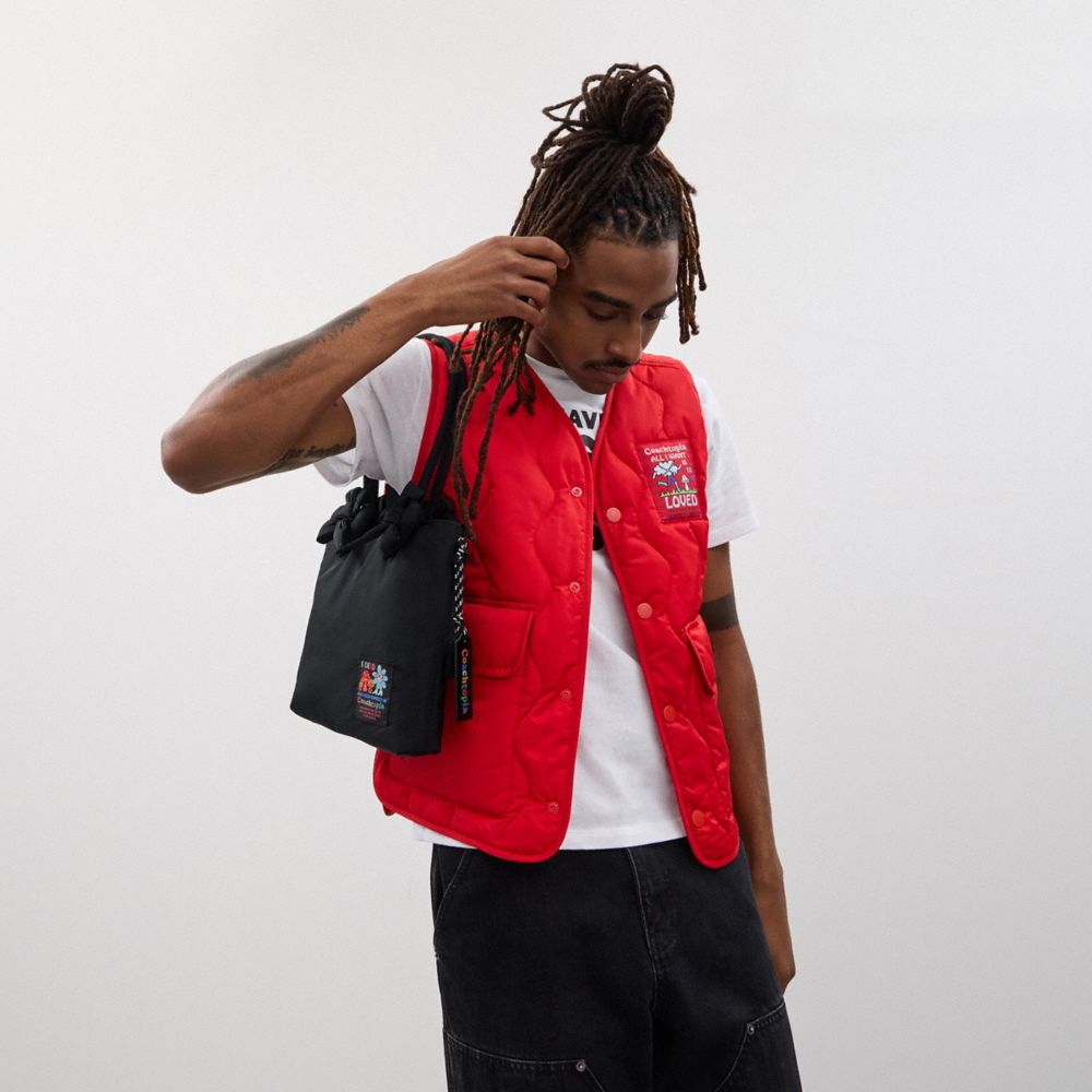 Coachtopia Loop Small Tote With Heart Appliqué