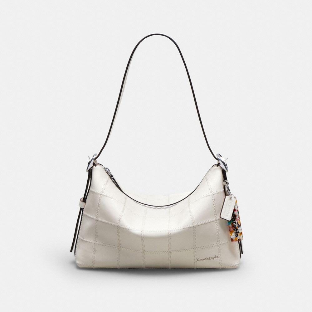 Alter/Ego Slouchy Shoulder Bag In Checkerboard Upcrafted Leather