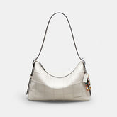 Alter/Ego Slouchy Shoulder Bag In Checkerboard Upcrafted Leather
