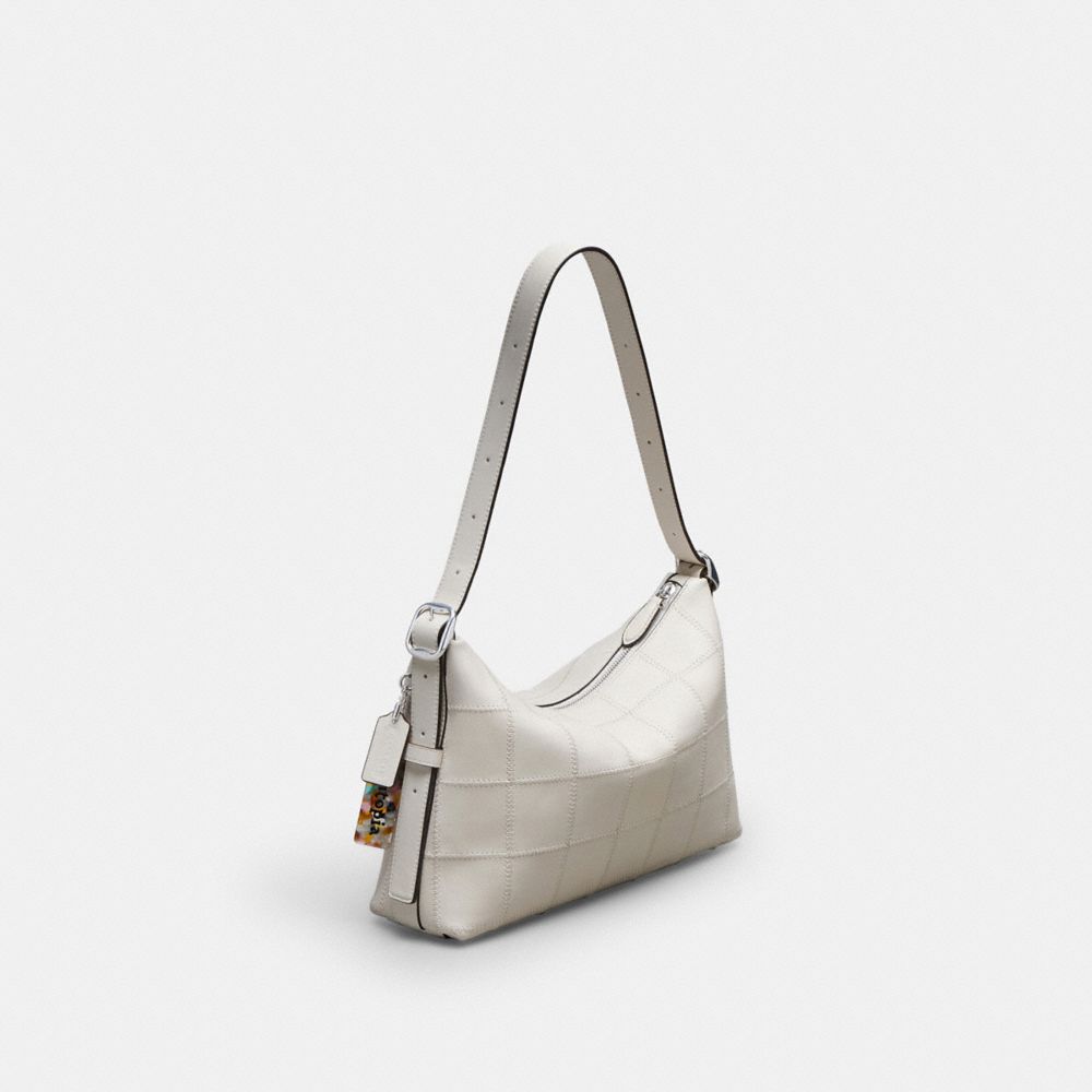 Alter/Ego Slouchy Shoulder Bag In Checkerboard Upcrafted Leather