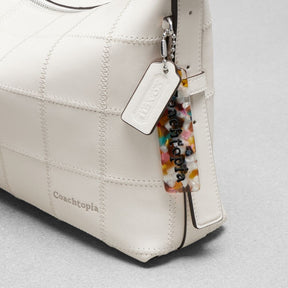 Alter/Ego Slouchy Shoulder Bag In Checkerboard Upcrafted Leather