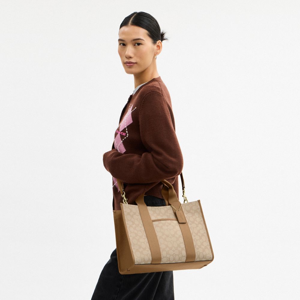 Smith Tote Bag In Signature Jacquard