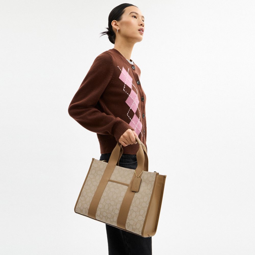 Smith Tote Bag In Signature Jacquard