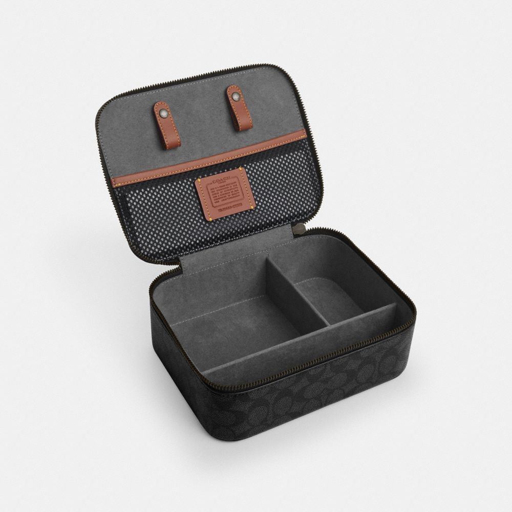 Tech Organizer In Colorblock Signature Canvas