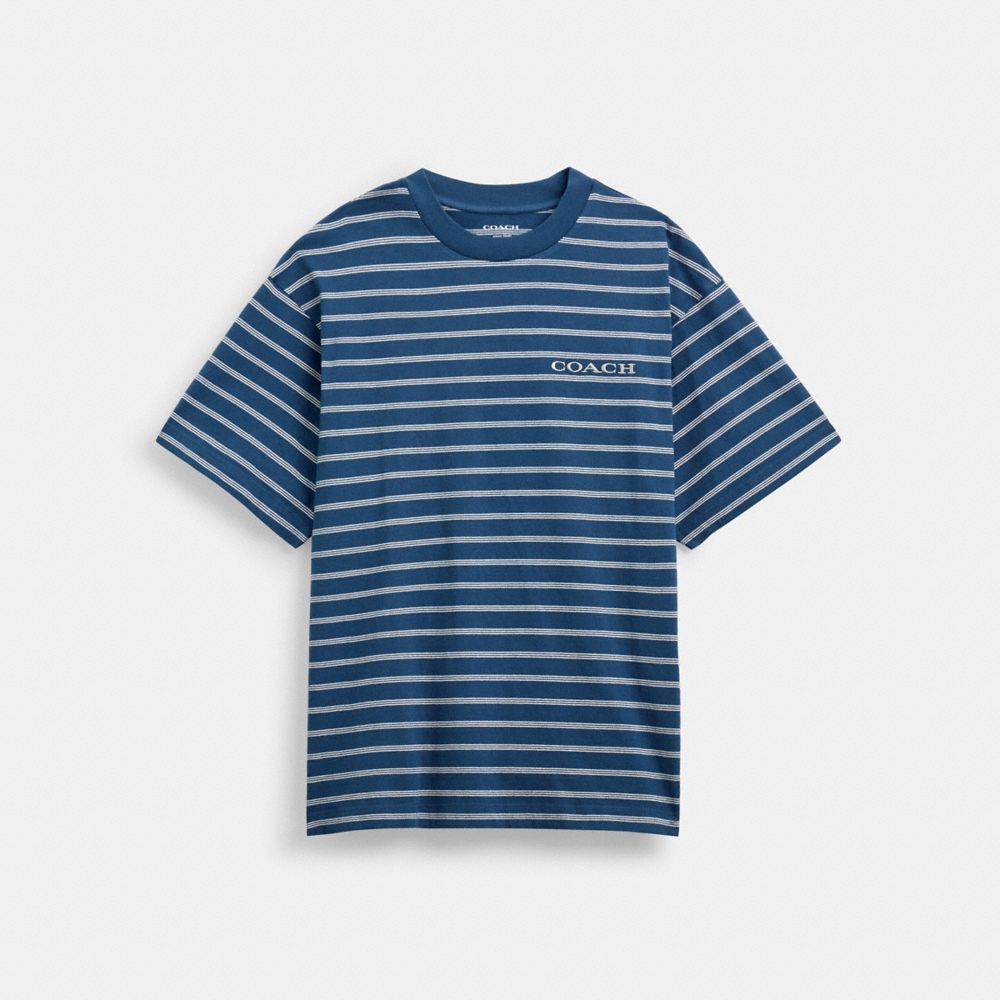Stripe T Shirt In Organic Cotton