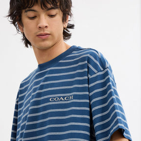 Stripe T Shirt In Organic Cotton