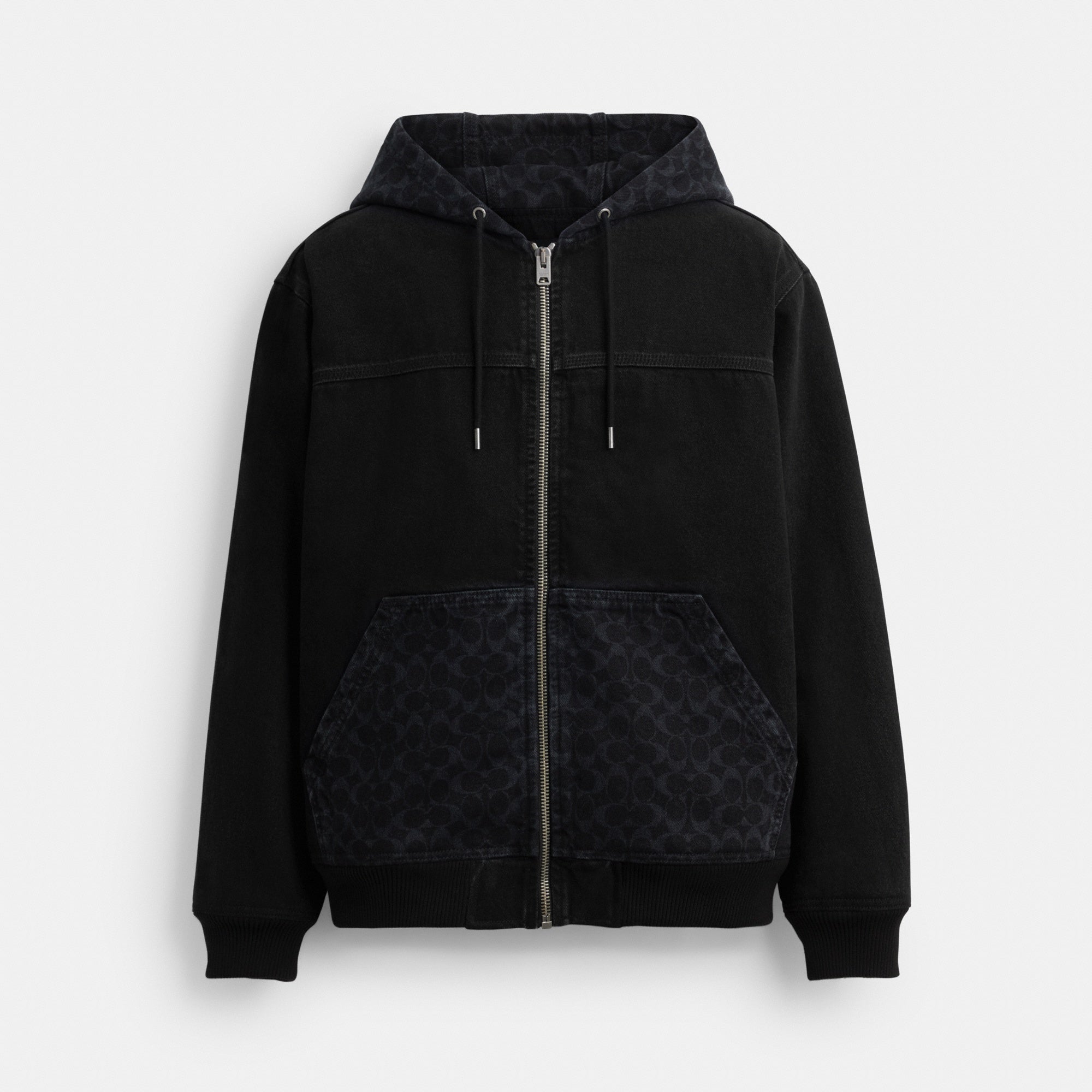 Signature Denim Zip Jacket
